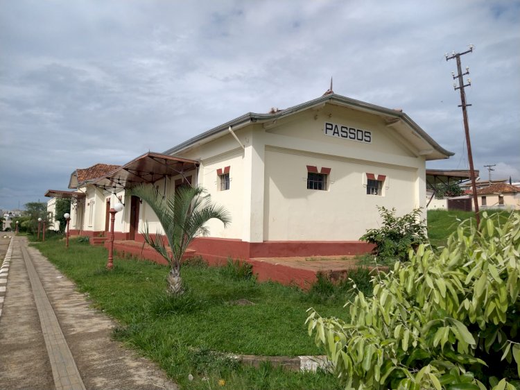  Há 100 anos Passos inaugurava a sua estação ferroviária...