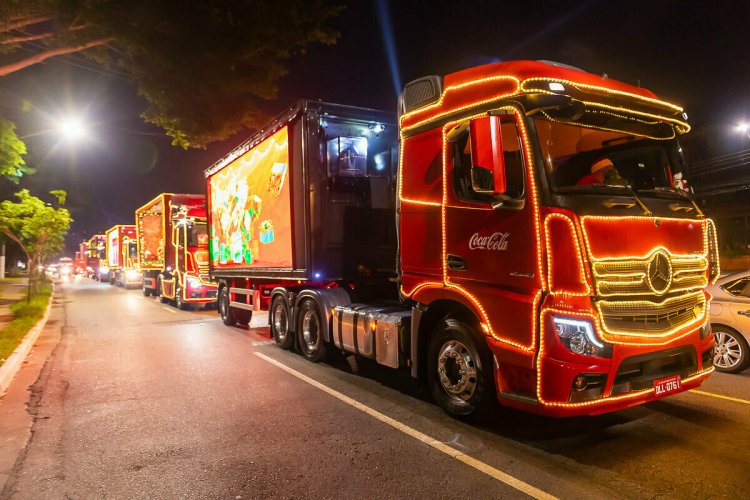 Caravana Iluminada da Coca-Cola chega a Passos nesta sexta