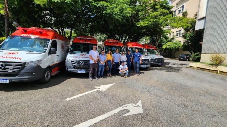 Samu Norte recebe sete ambulâncias