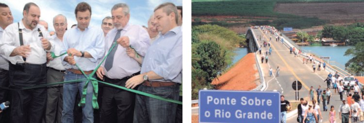 Ponte Passos/São João Batista do Glória entregue com festa