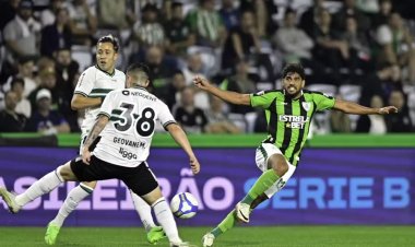Com dez pontos cada, América e Coritiba buscam uma vitória para uma recuperação na Série B
