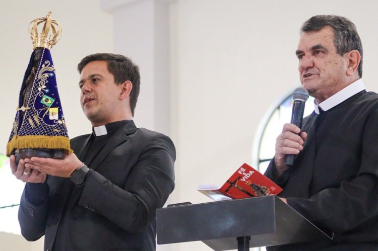 Santuário de Cássia recebe a Imagem Peregrina de Nossa Senhora Aparecida